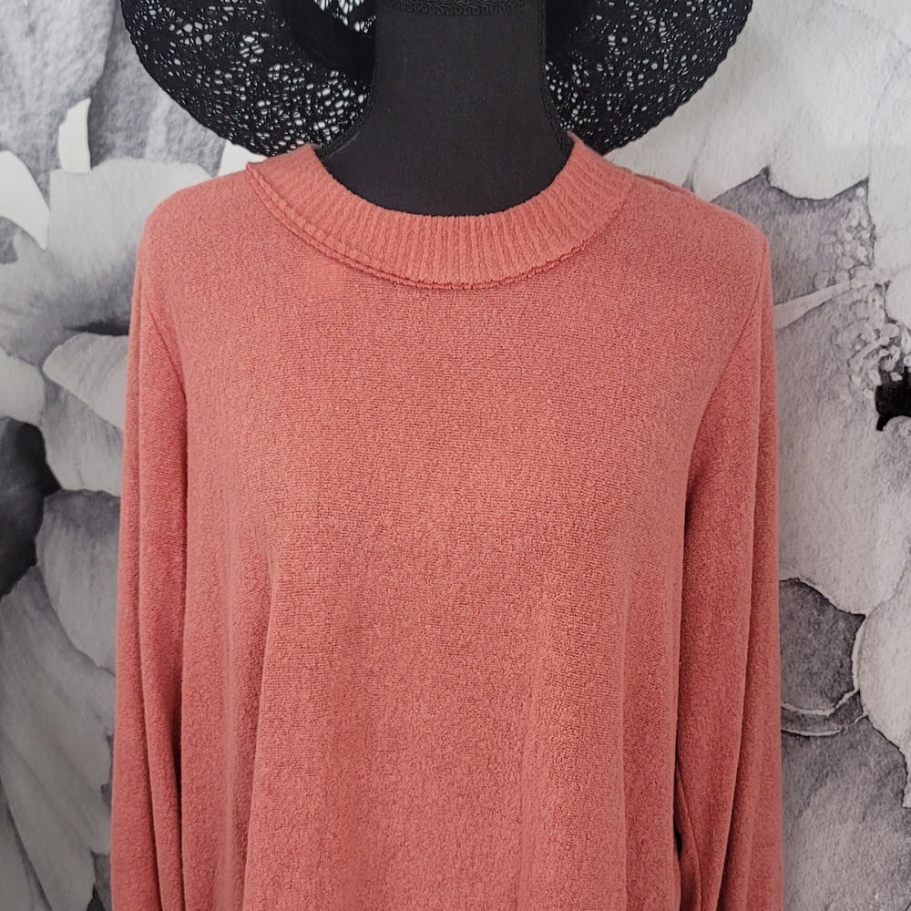 BKE Coral Open Back Sweater
